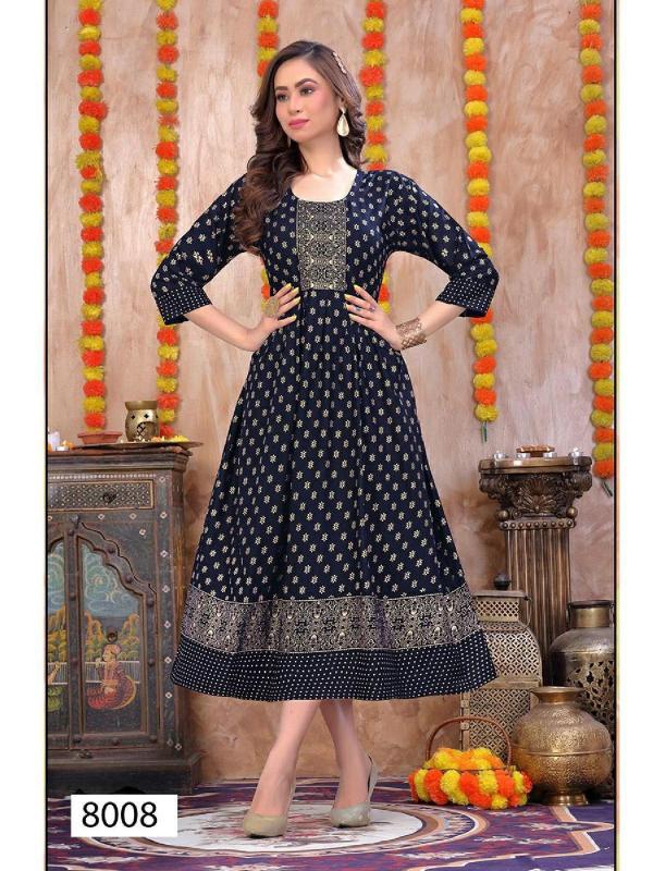 Golden Fanna Vol 1 Rayon Designer Exclusive Kurti Collection